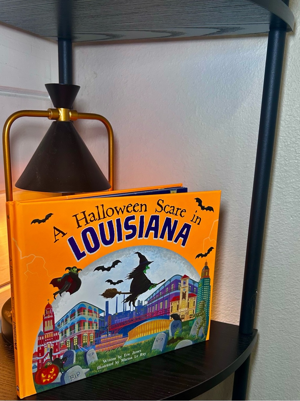 A Halloween Scare in Louisiana - Orange Children’s Picture Book